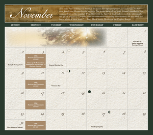 2025 Come Follow Me Church History Wall Calendar